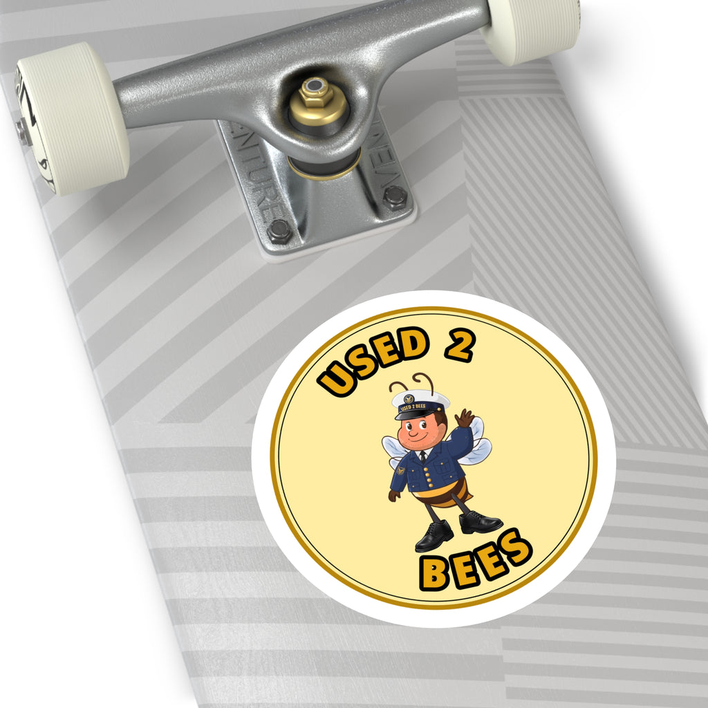 Used 2 Bees Circle Sticker — Coast Guard Dress (Male)