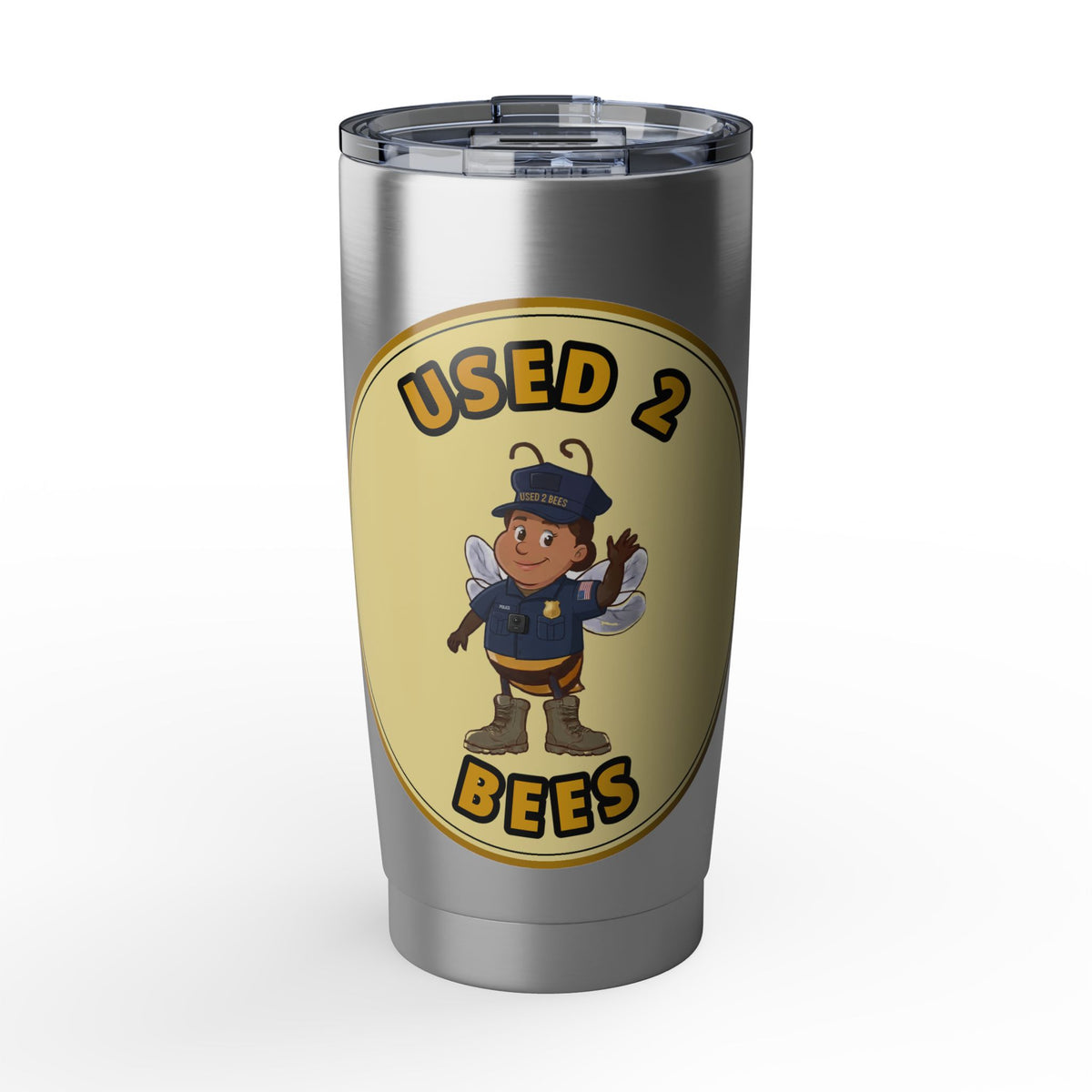 Used 2 Bees Tumbler 20oz — Police (Female)