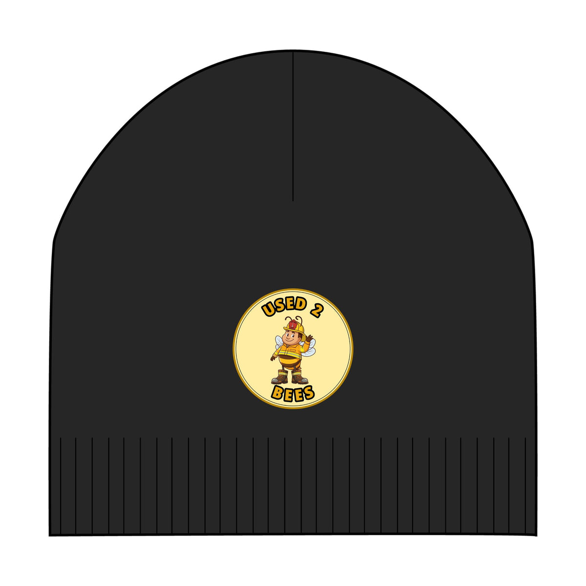 Used 2 Bees Patch Beanie — Fire Dept — Engineer