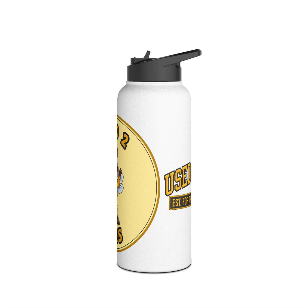 Used 2 Bees Stainless Steel Water Bottle