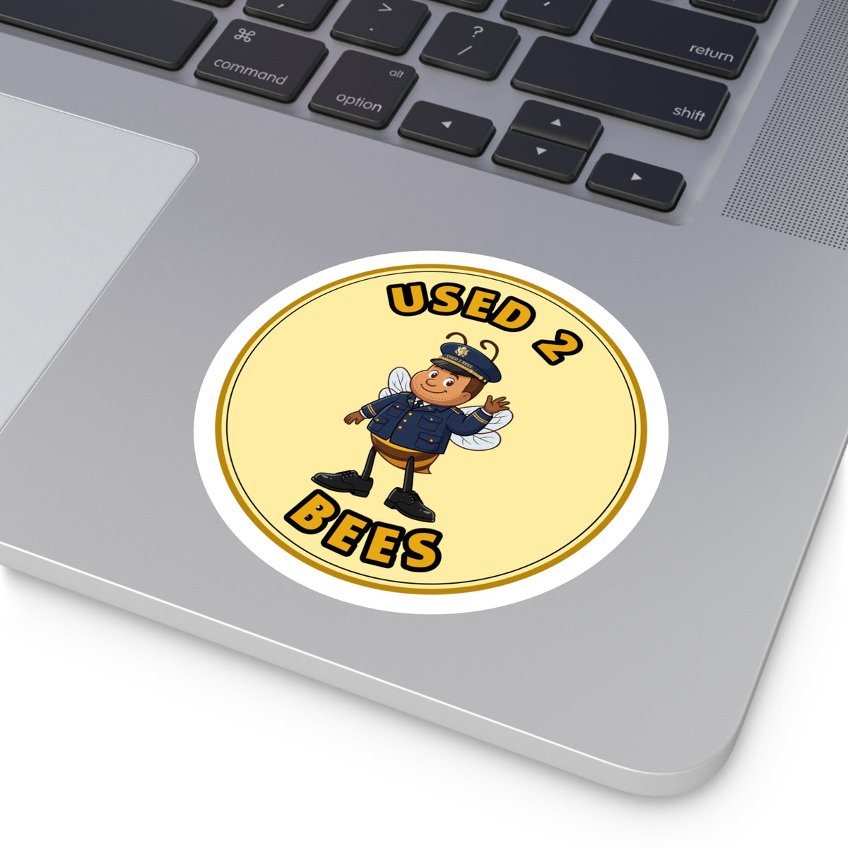 Used 2 Bees Circle Sticker — Army Dress Officer (Male)