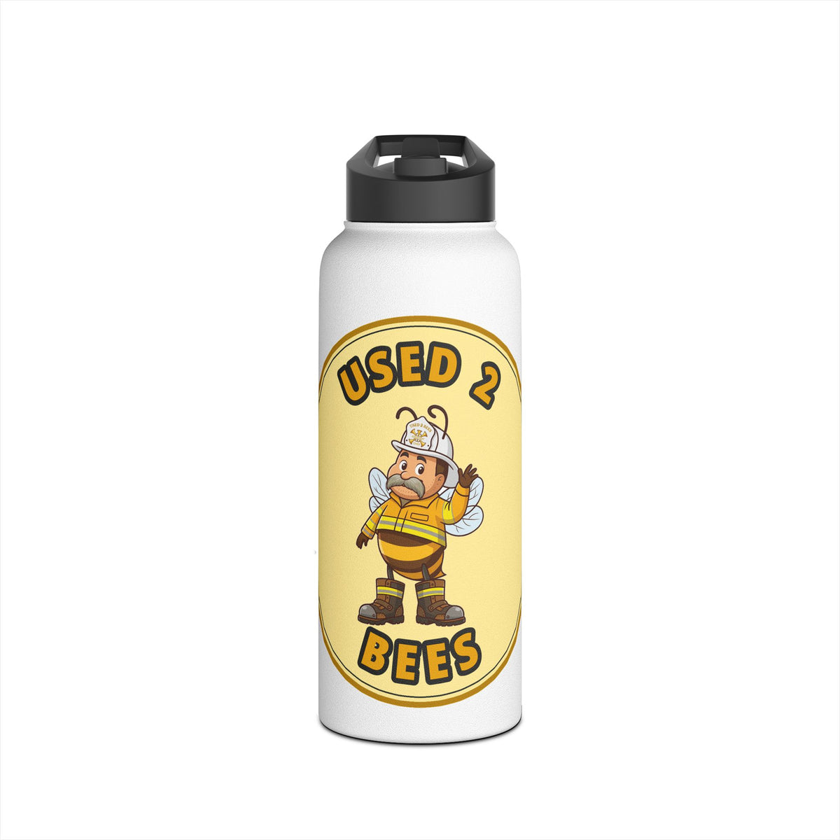 Used 2 Bees Stainless Steel Water Bottle
