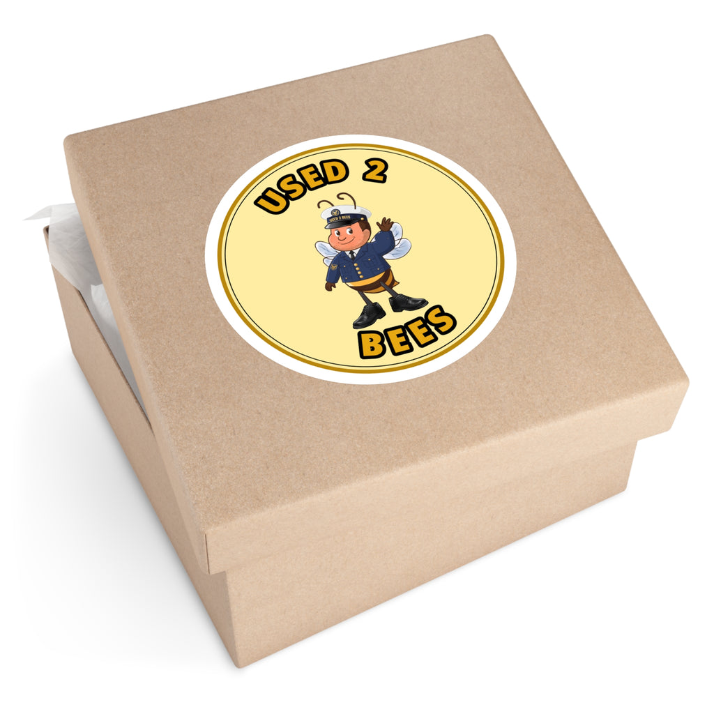 Used 2 Bees Circle Sticker — Coast Guard Dress (Male)
