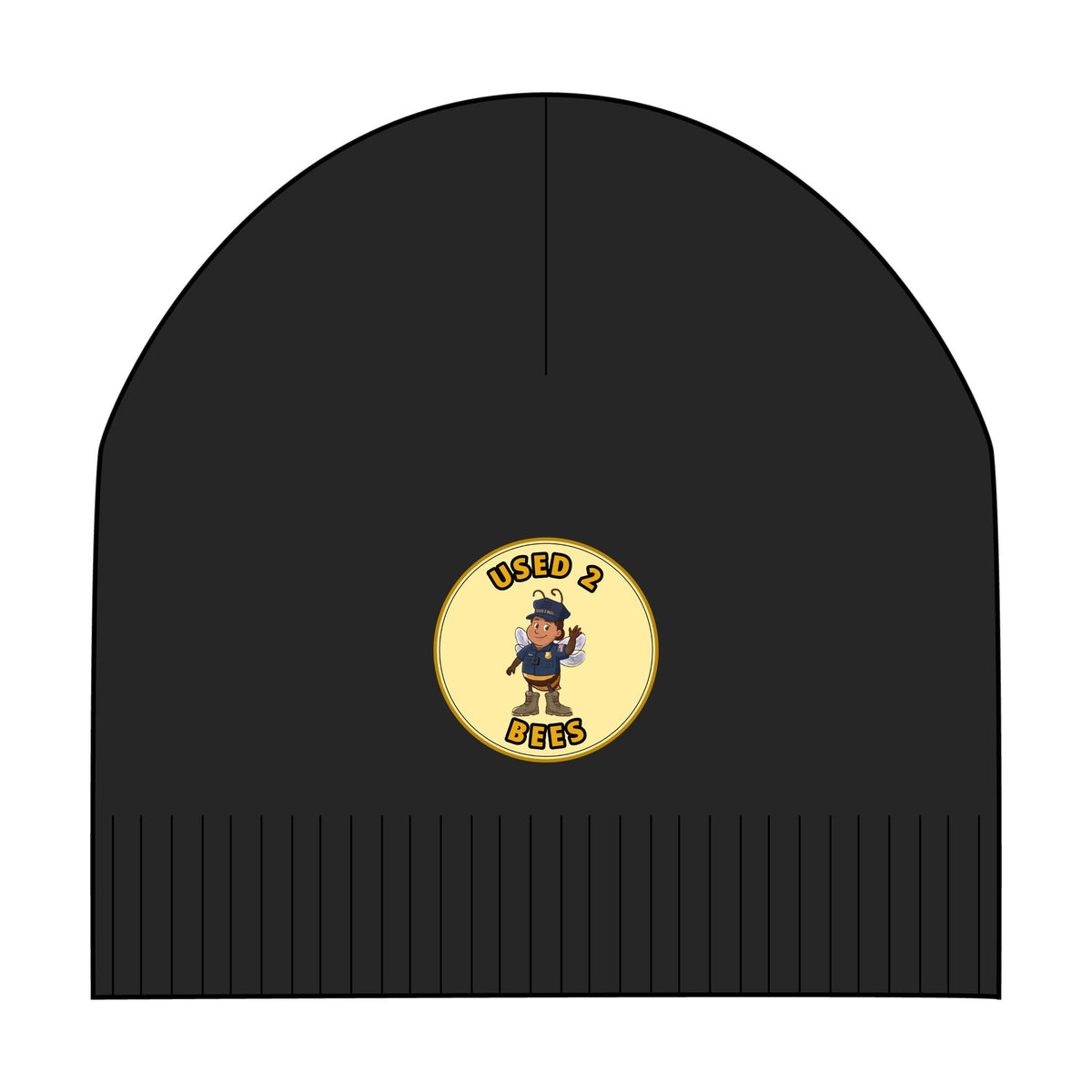 Used 2 Bees Patch Beanie — Police (Female)