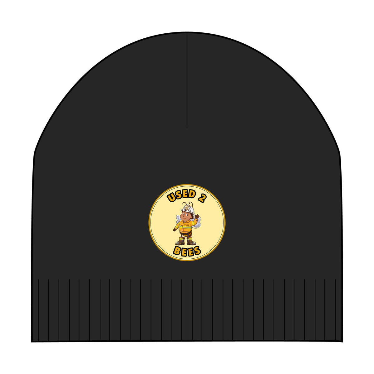Used 2 Bees Patch Beanie — Fire Dept — Chief (Female)