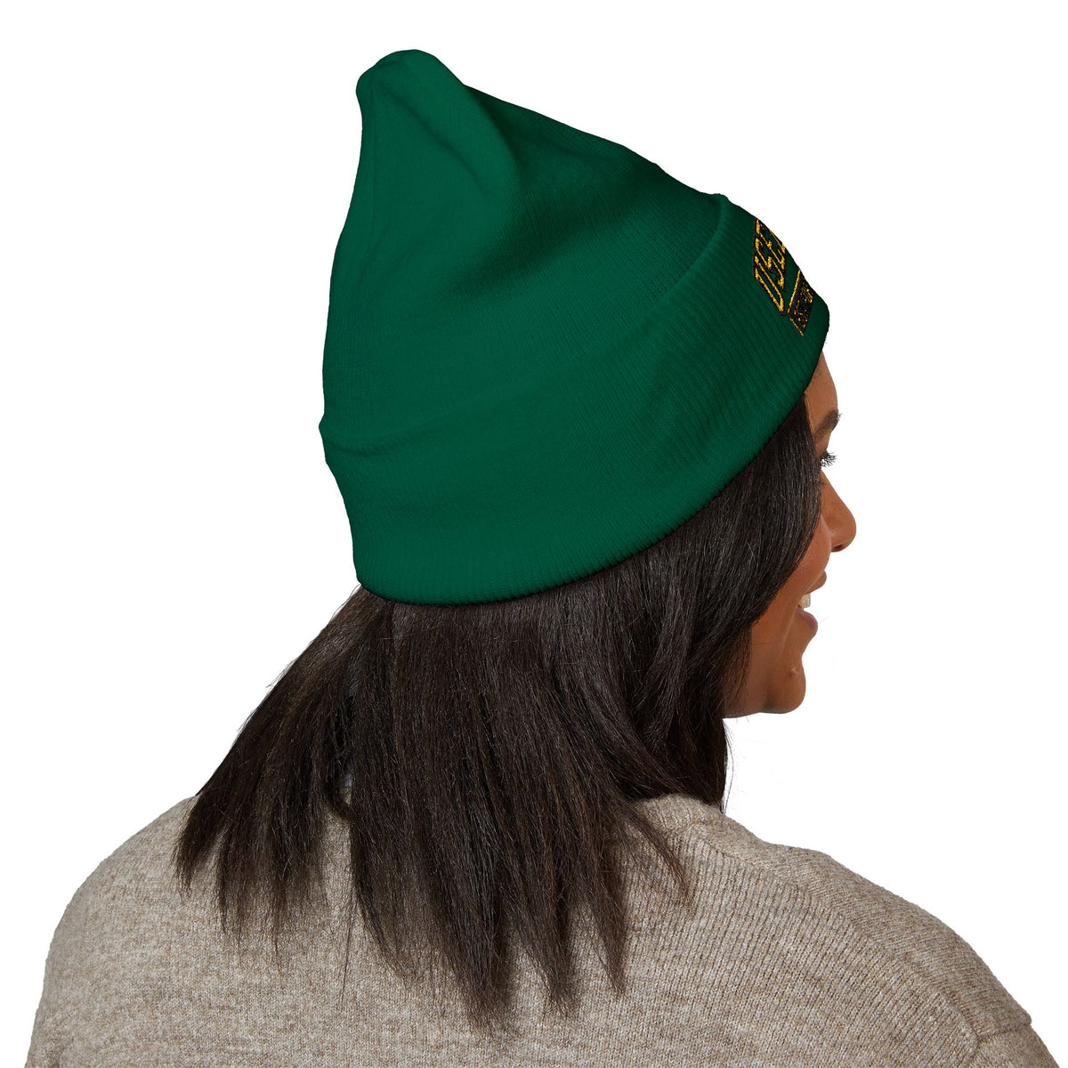 Used 2 Bees Cuffed Beanie — Embroidered Logo