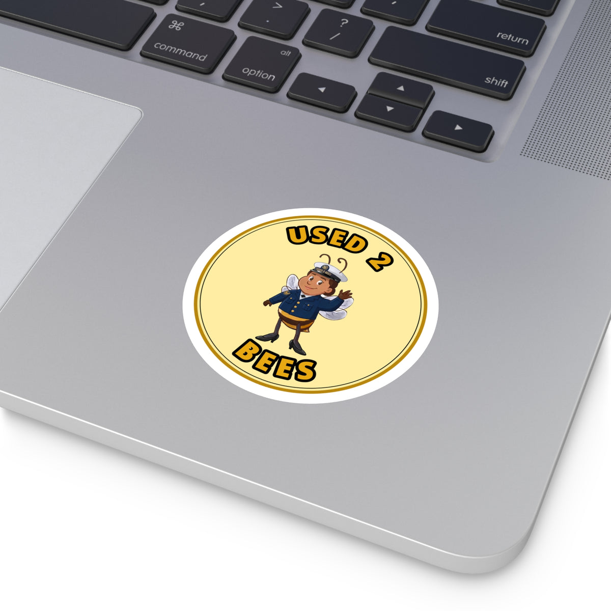 Used 2 Bees Circle Sticker — Coast Guard Dress (Female)