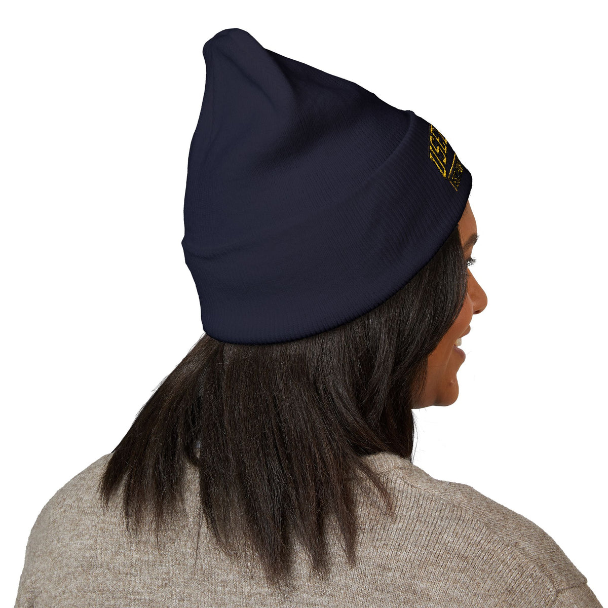Used 2 Bees Cuffed Beanie — Embroidered Logo