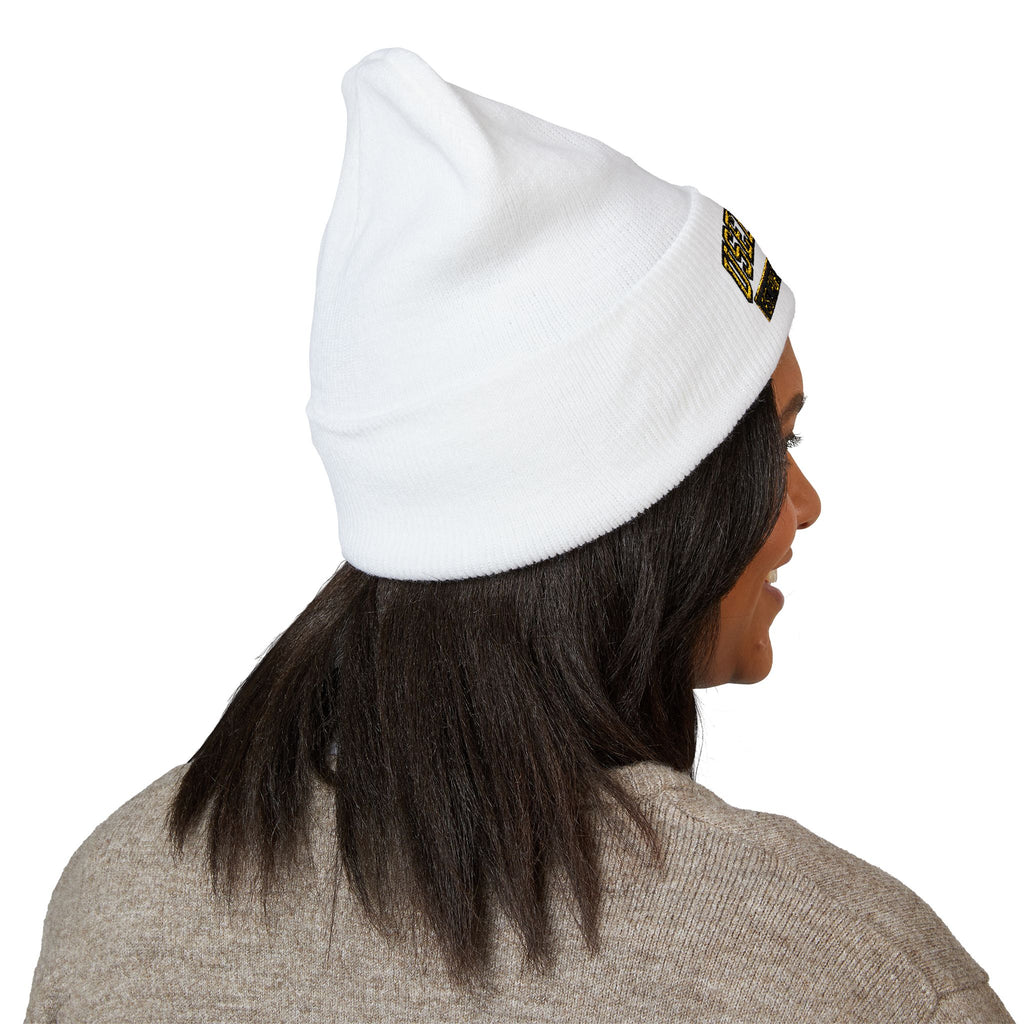 Used 2 Bees Cuffed Beanie — Embroidered Logo