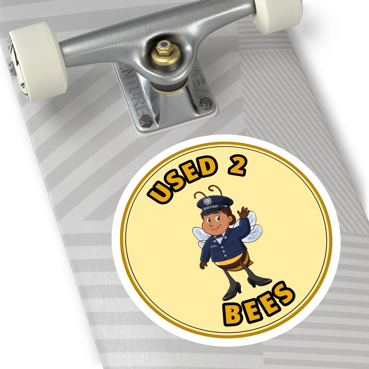 Used 2 Bees Circle Sticker — Air Force Dress (Female)
