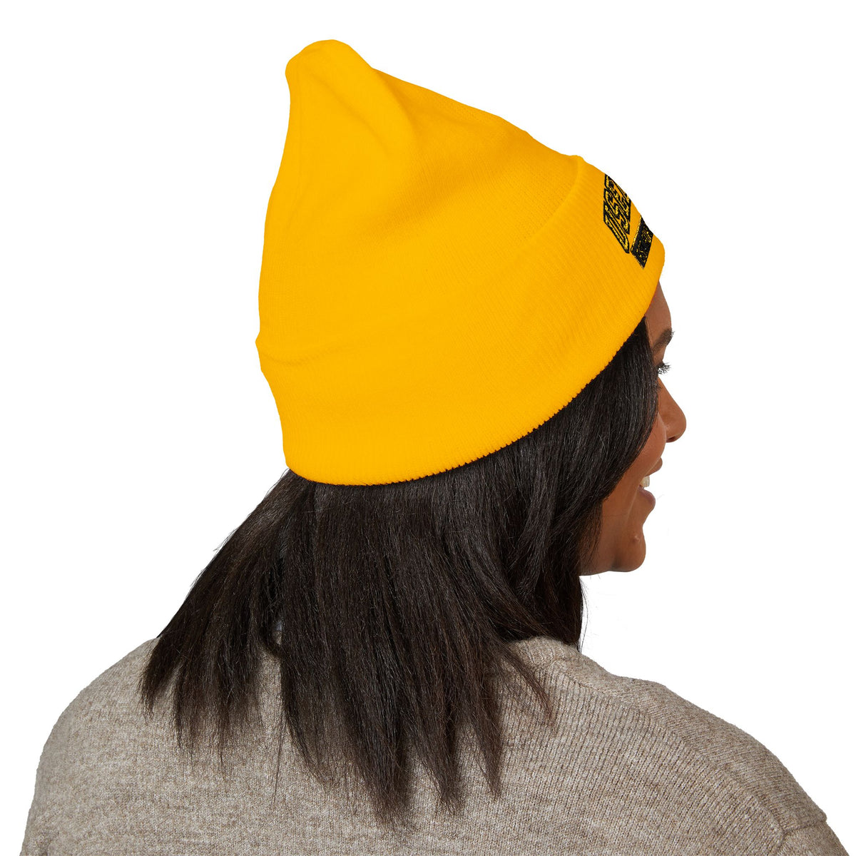 Used 2 Bees Cuffed Beanie — Embroidered Logo