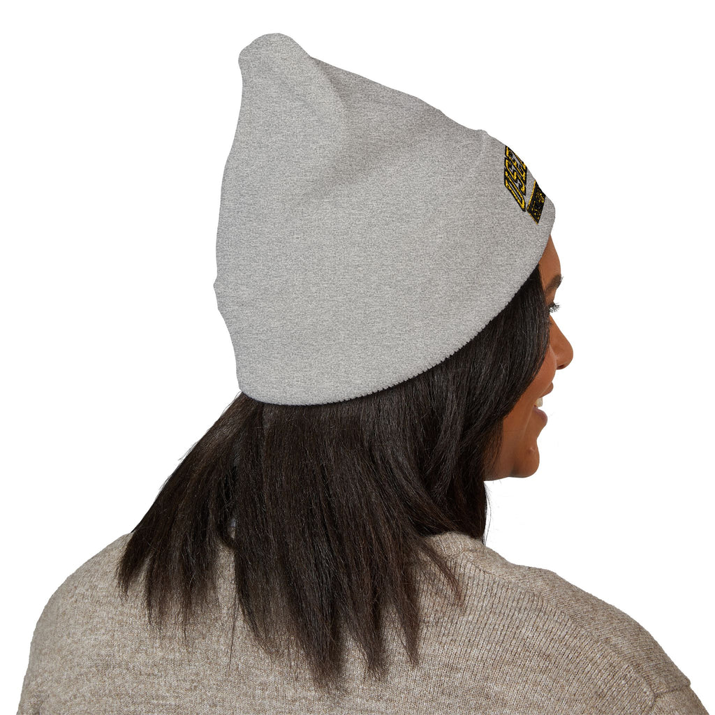 Used 2 Bees Cuffed Beanie — Embroidered Logo
