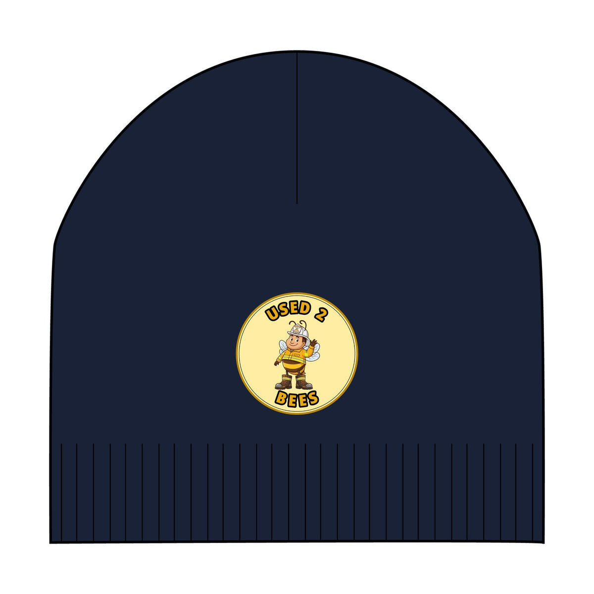 Used 2 Bees Patch Beanie — Fire Dept — Assistant Chief