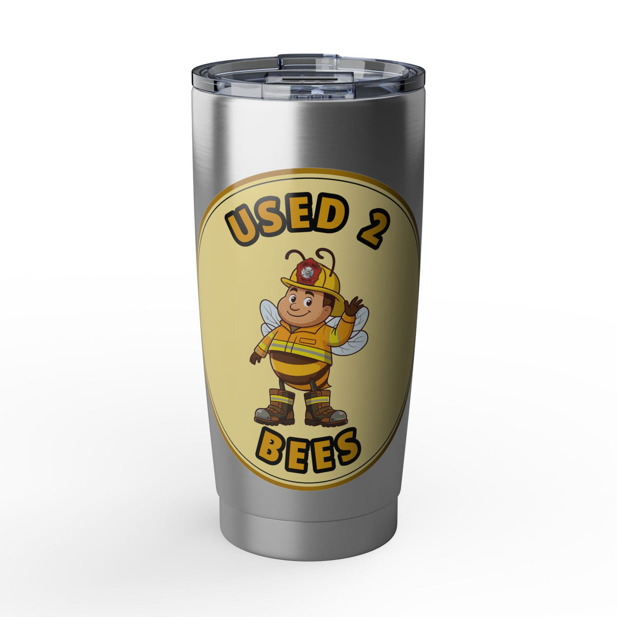 Used 2 Bees Tumbler 20oz — Firefighter (Male)