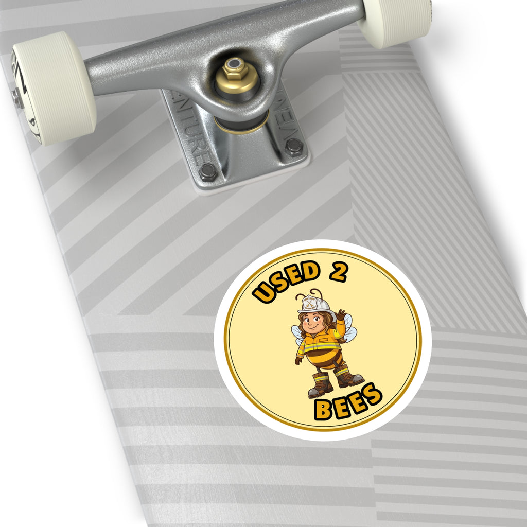 Used 2 Bees Circle Sticker — Battalion Chief (Wife)