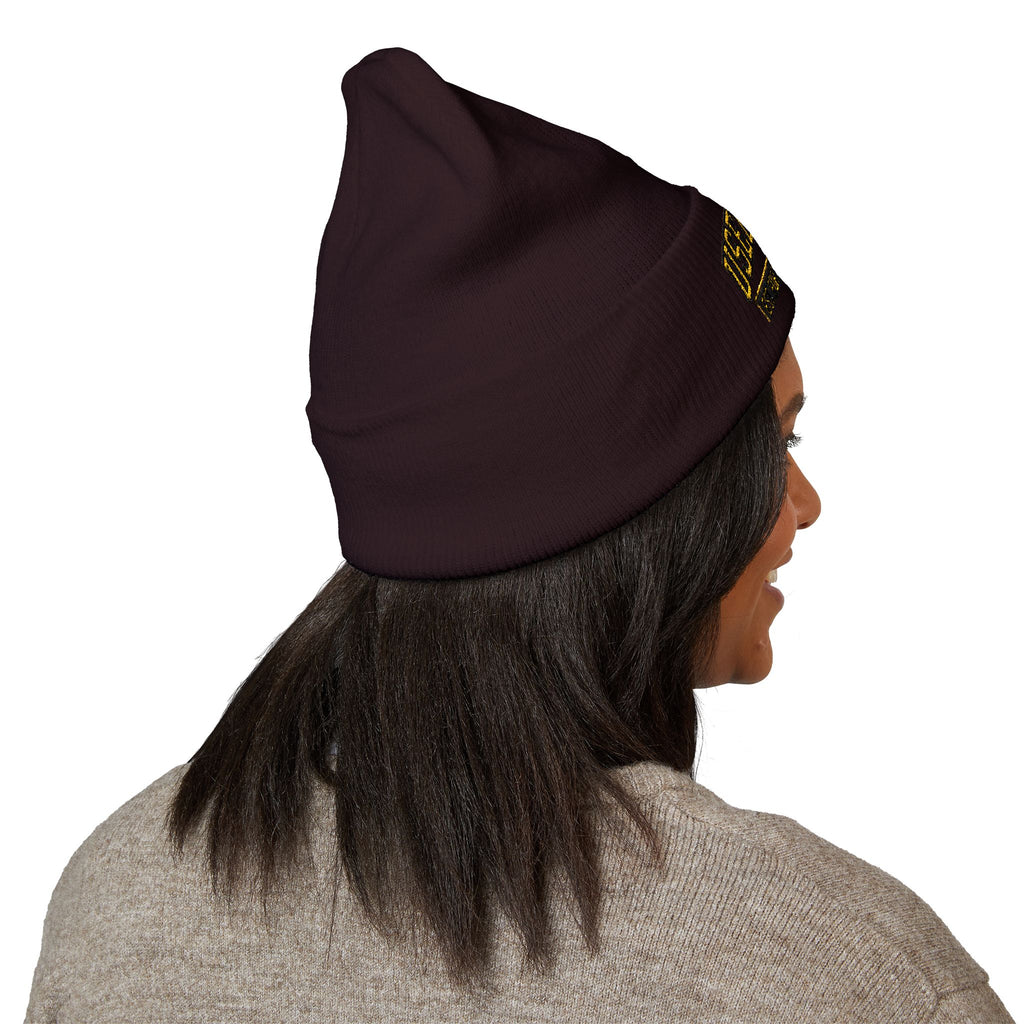 Used 2 Bees Cuffed Beanie — Embroidered Logo