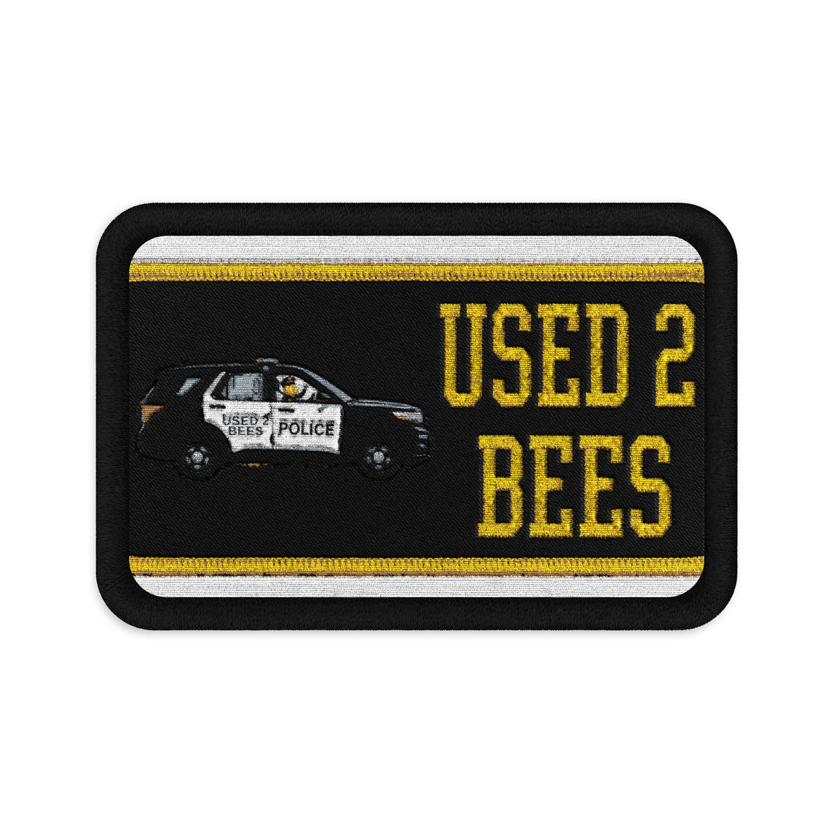 Used 2 Bees — Police SUV Patch