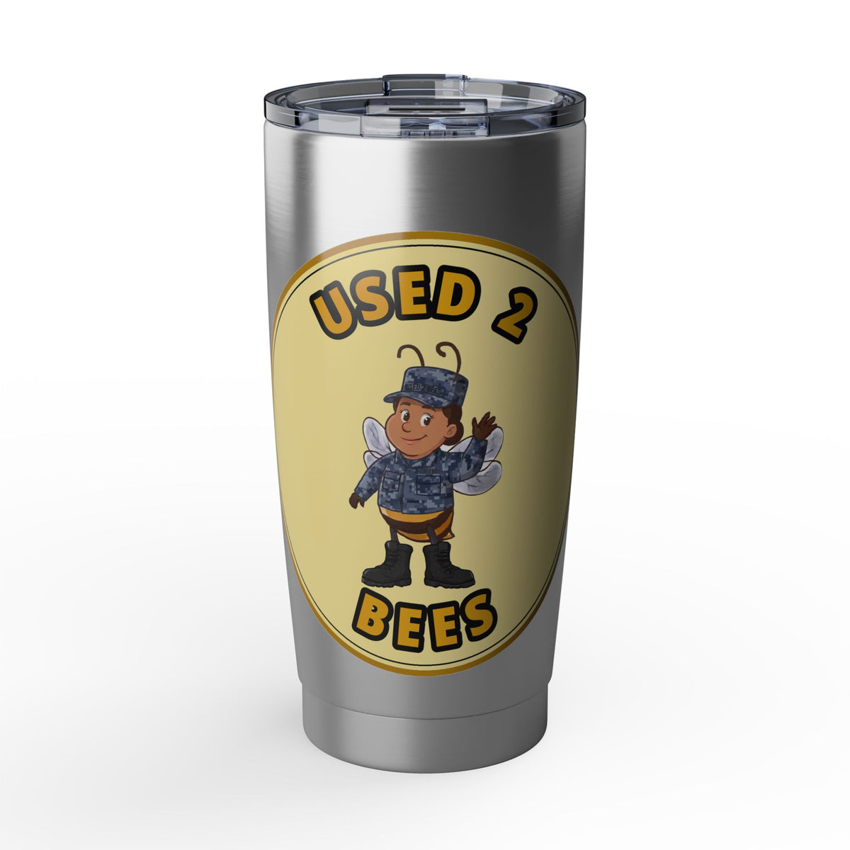 Used 2 Bees Tumbler 20oz — Sea Service Bee (Female)