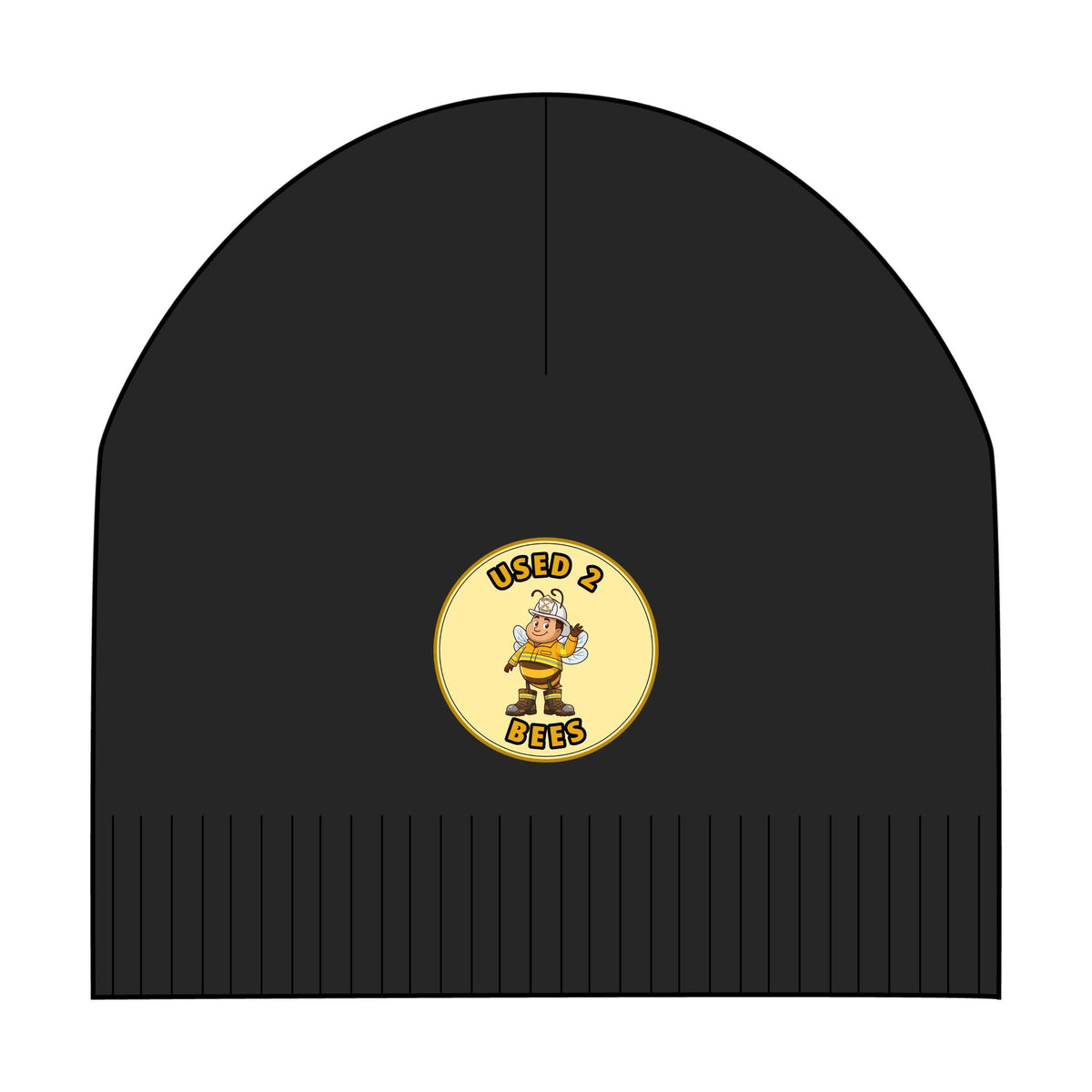 Used 2 Bees Patch Beanie — Fire Dept — Battalion Chief