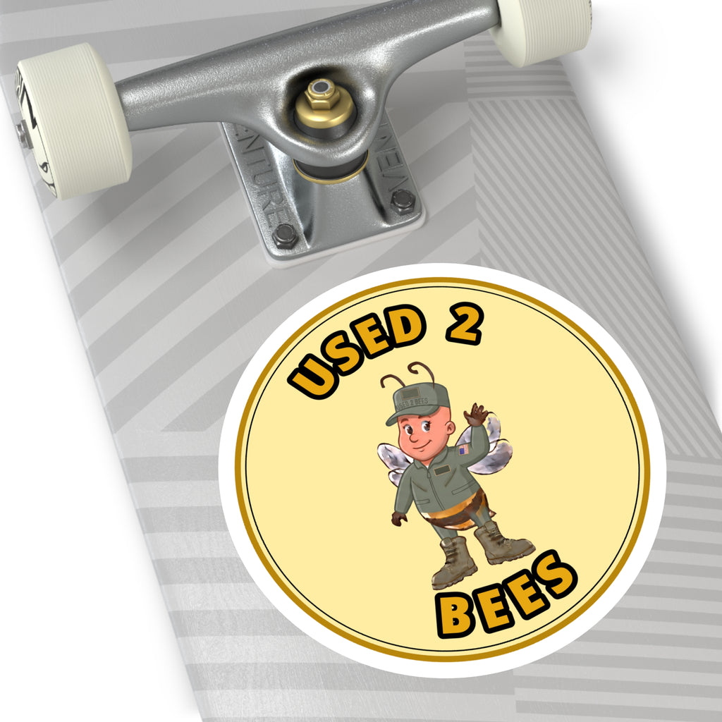 Used 2 Bees Circle Sticker — Air Force Pilot (Female)