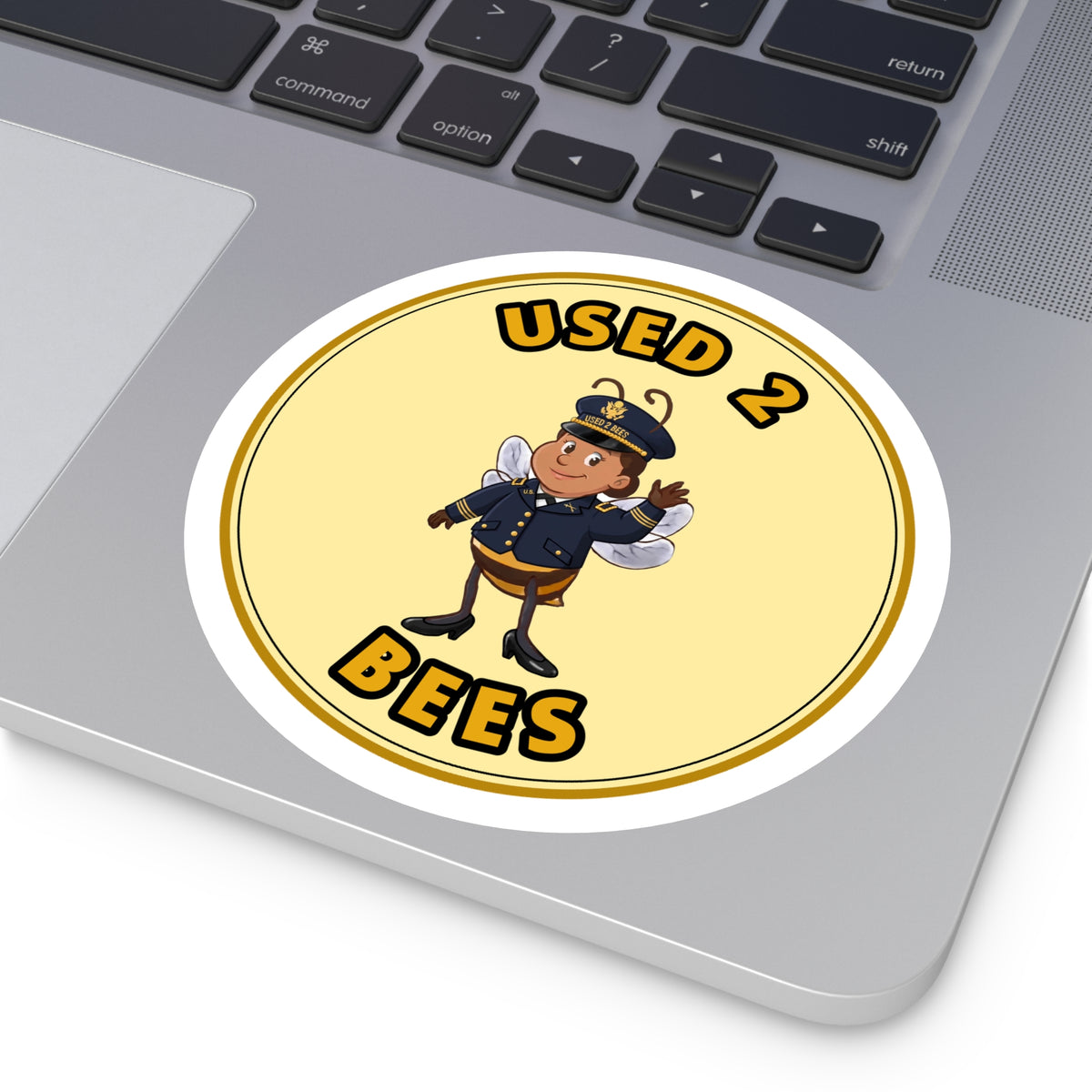 Used 2 Bees Circle Sticker — Army Dress Officer (Female)