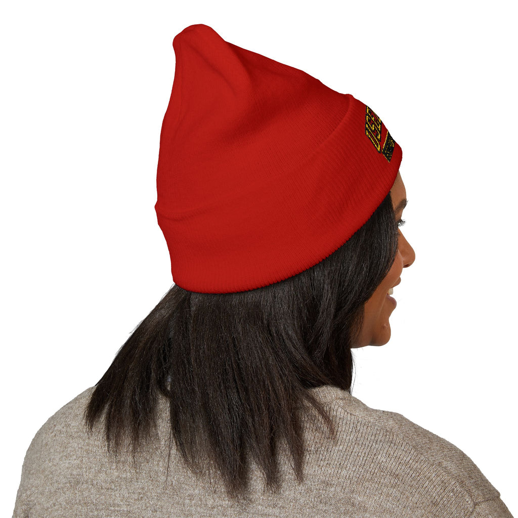 Used 2 Bees Cuffed Beanie — Embroidered Logo