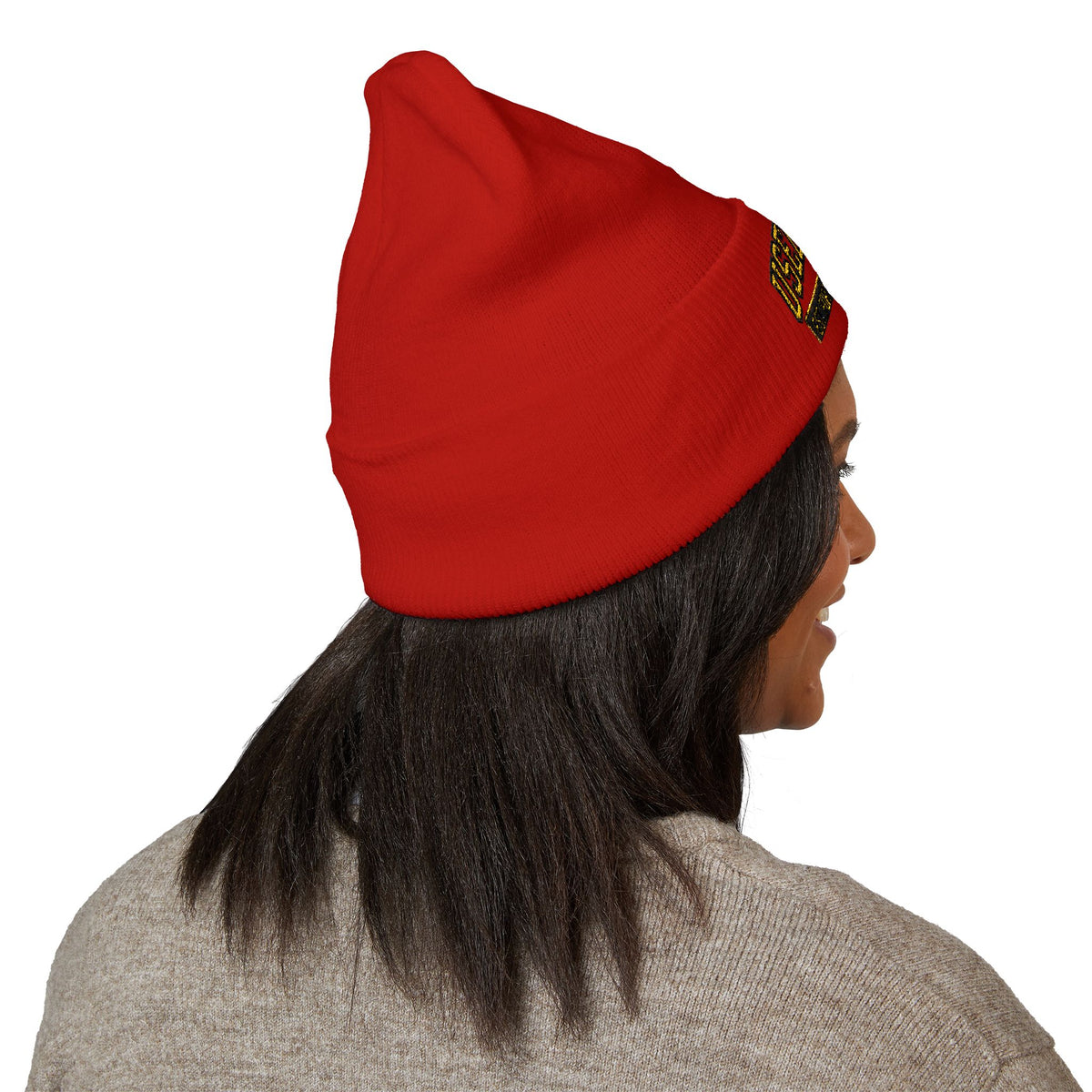 Used 2 Bees Cuffed Beanie — Embroidered Logo