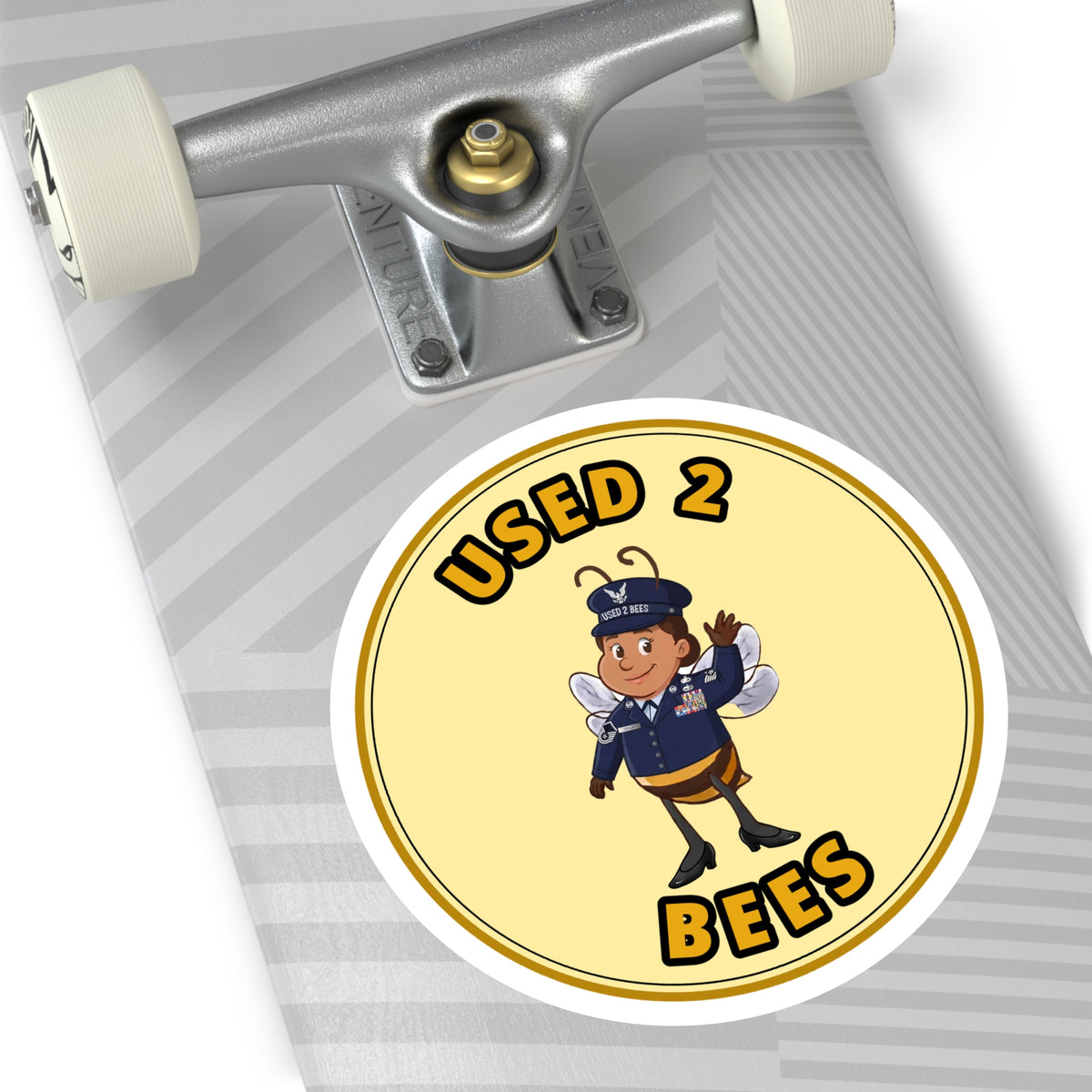 Used 2 Bees Sticker — Taylor SMSgt Bee (Female)
