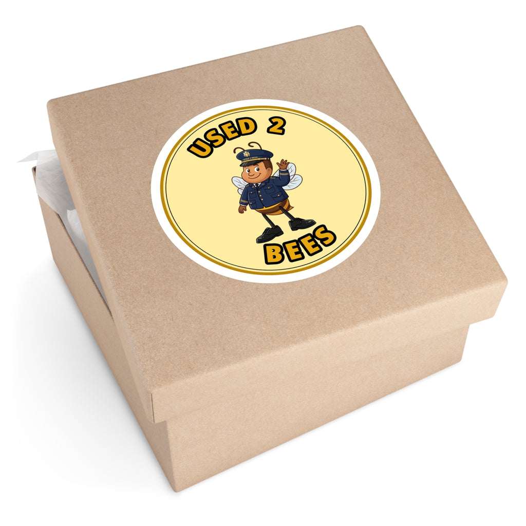 Used 2 Bees Circle Sticker — Army Dress Officer (Male)