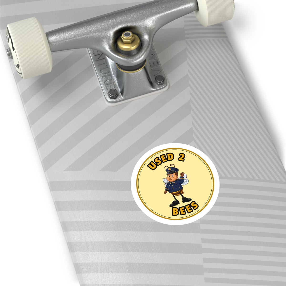 Used 2 Bees Circle Sticker — Army Dress (Male)