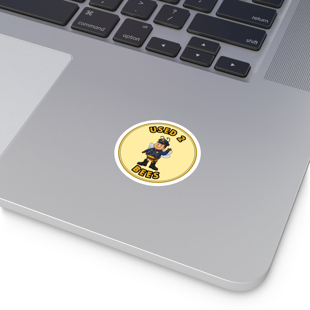 Used 2 Bees Circle Sticker — Police (Male)
