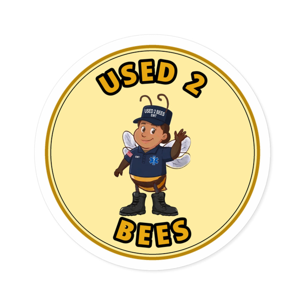 Used 2 Bees Circle Sticker — EMT (Female)