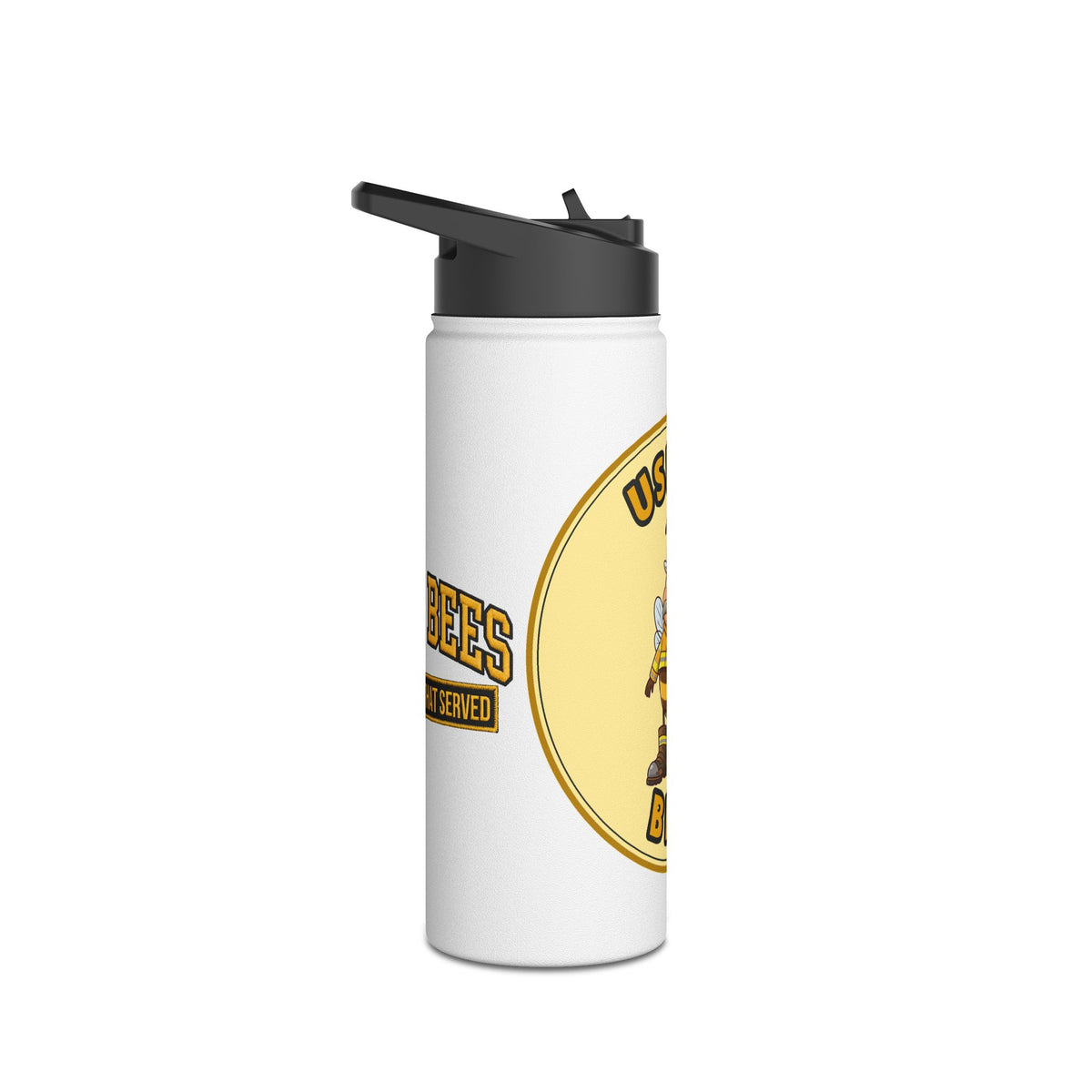 Used 2 Bees Stainless Steel Water Bottle