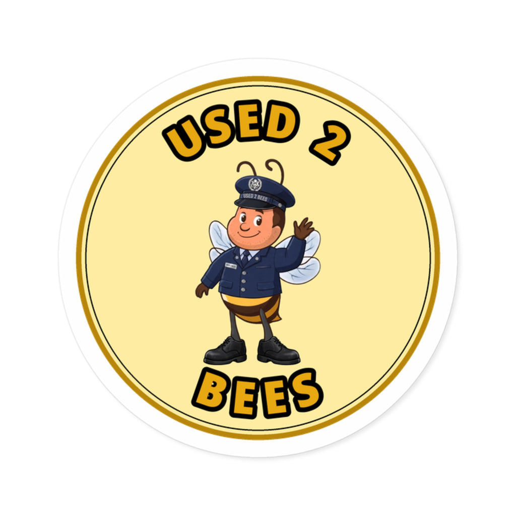 Used 2 Bees Circle Sticker — Air Force Dress (Male)
