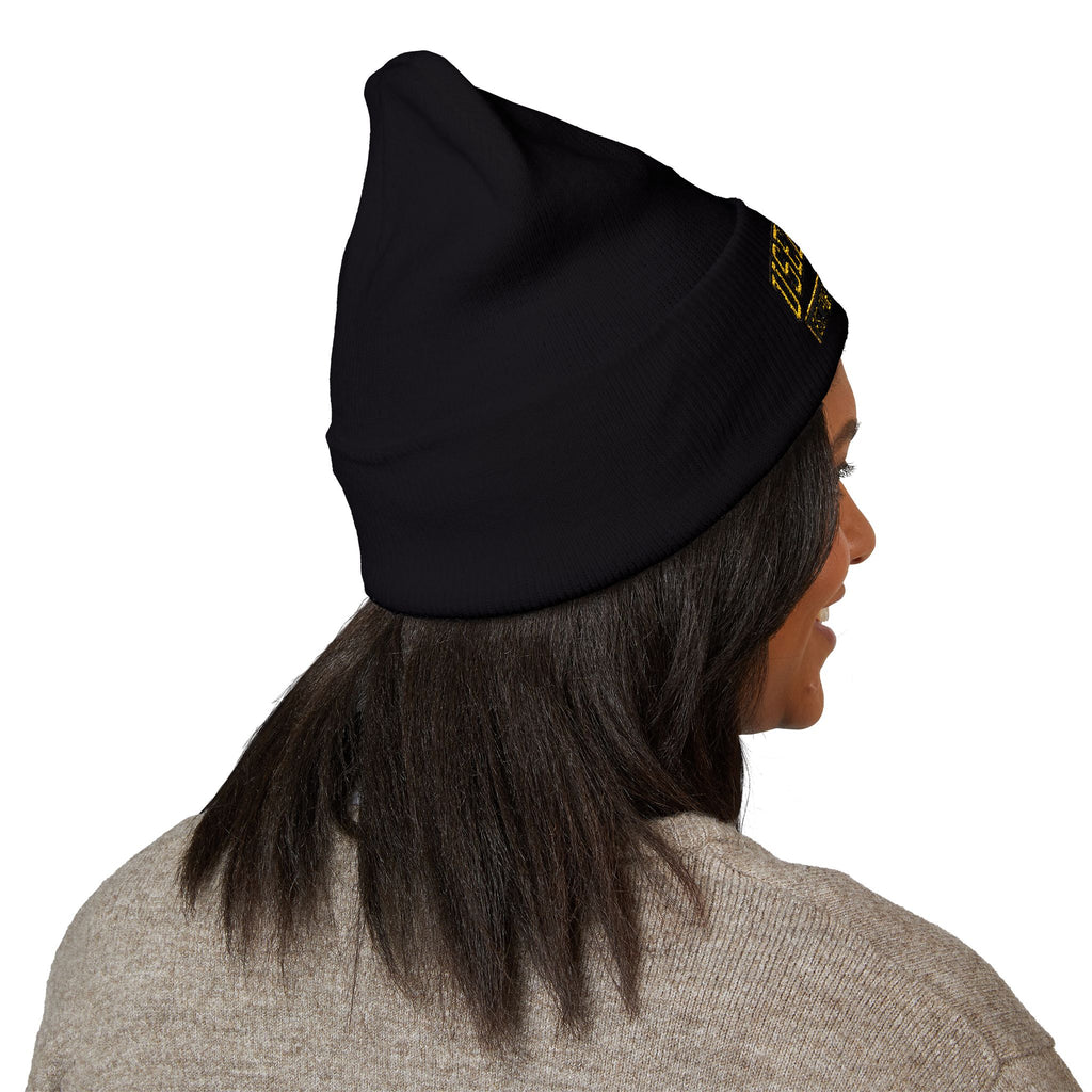 Used 2 Bees Cuffed Beanie — Embroidered Logo