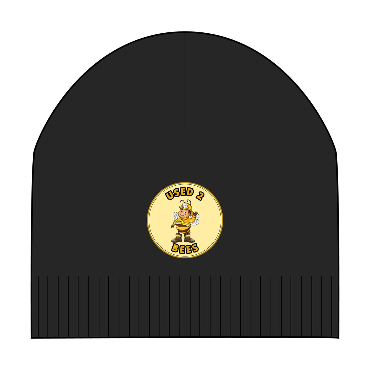 Used 2 Bees Patch Beanie — Fire Dept — Lieutenant