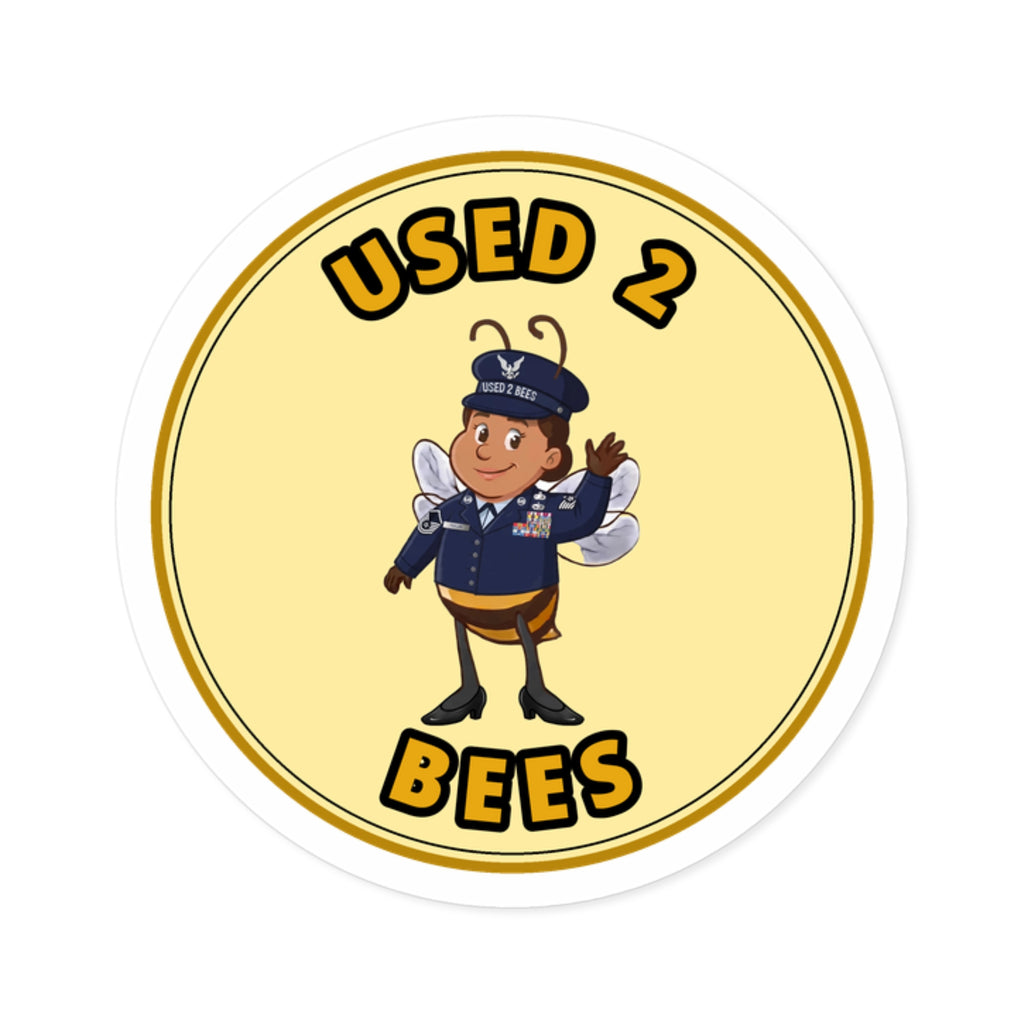 Used 2 Bees Sticker — Taylor SMSgt Bee (Female)
