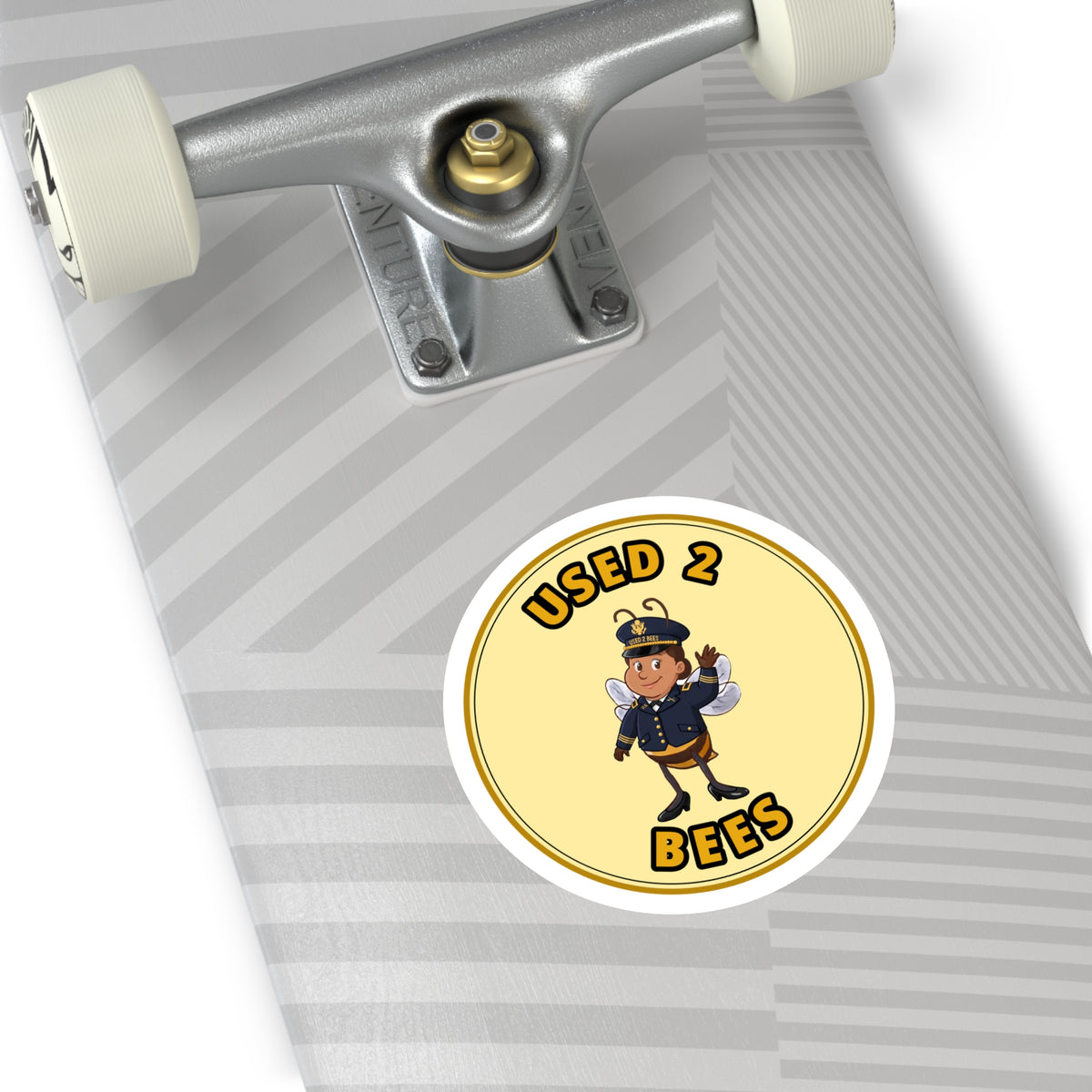 Used 2 Bees Circle Sticker — Army Dress Officer (Female)