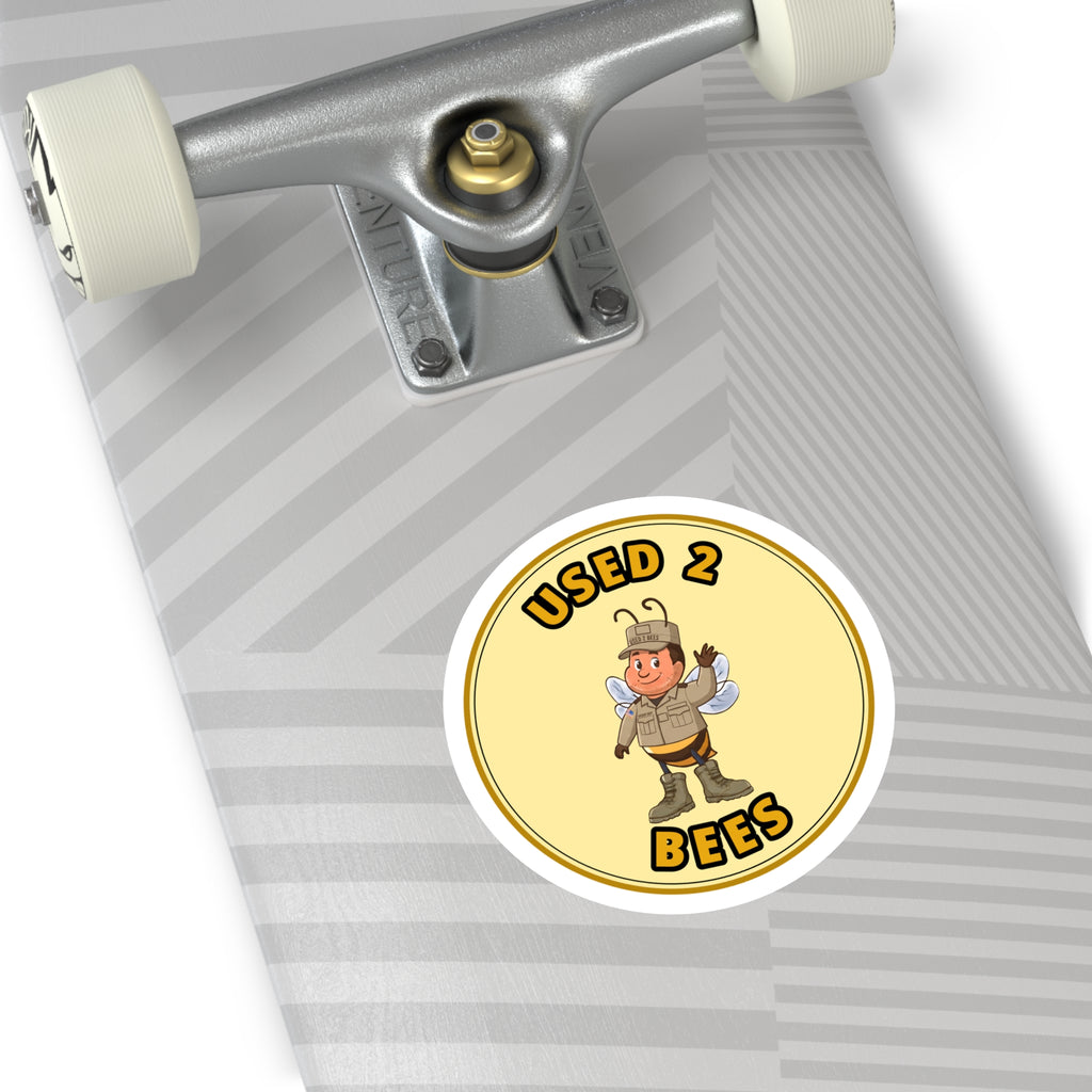 Used 2 Bees Circle Sticker — Sheriff (Male)