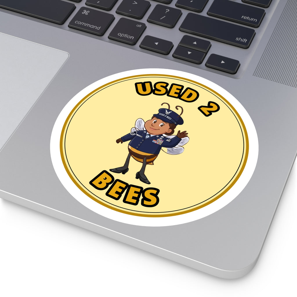 Used 2 Bees Sticker — Taylor SMSgt Bee (Female)