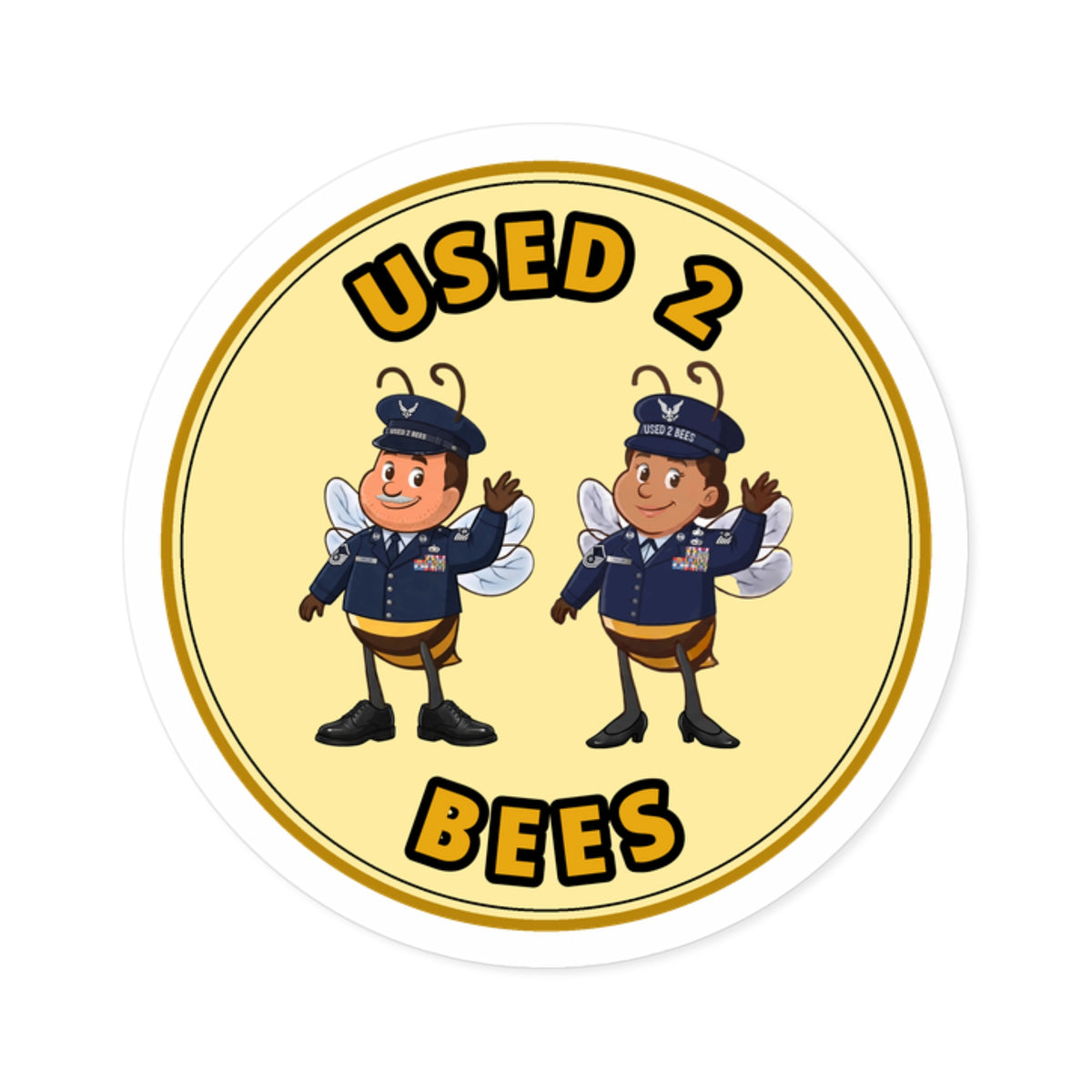 Used 2 Bees Sticker — Taylor Pair