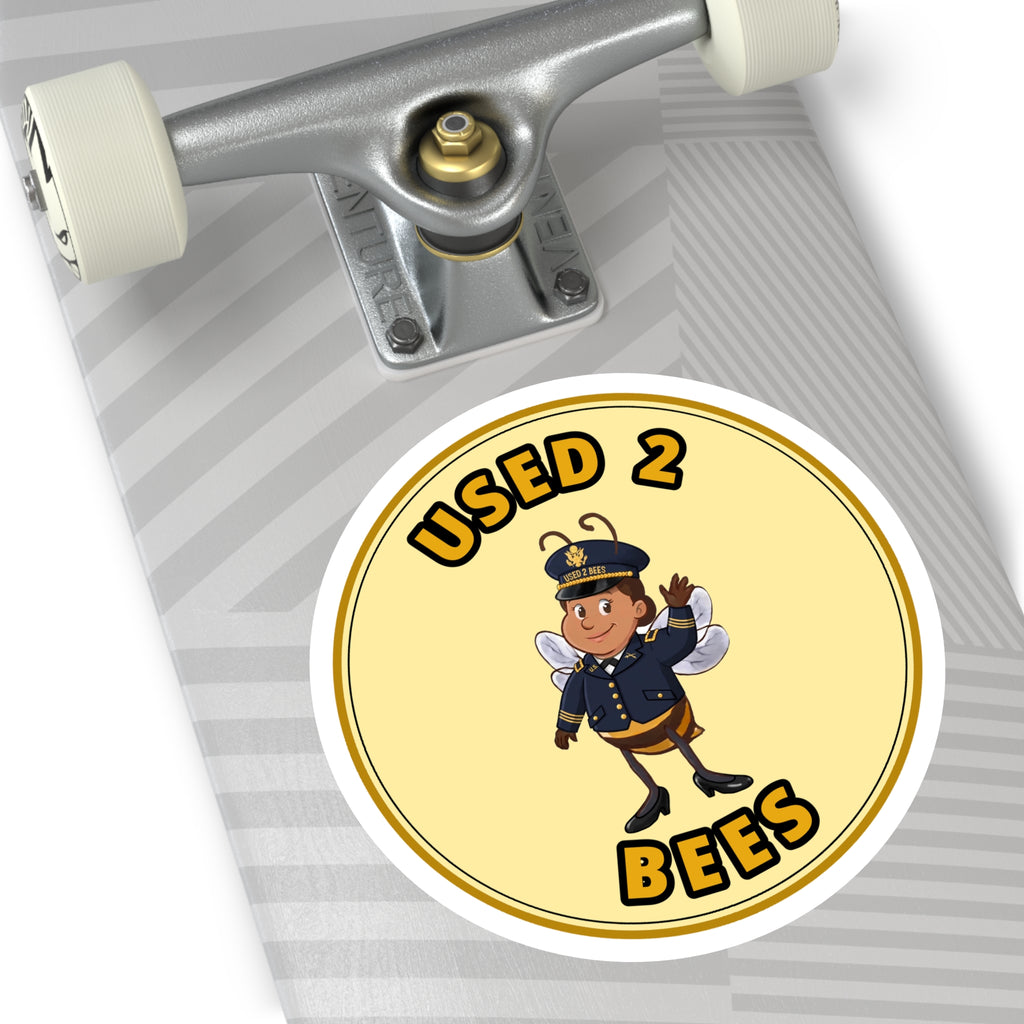 Used 2 Bees Circle Sticker — Army Dress Officer (Female)
