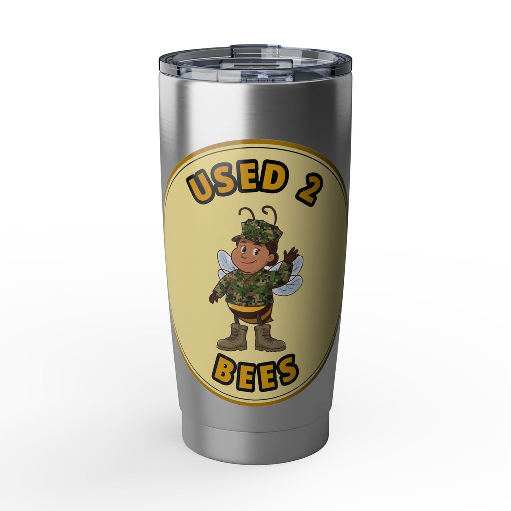 Used 2 Bees Tumbler 20oz — Field Camo Bee (Female)