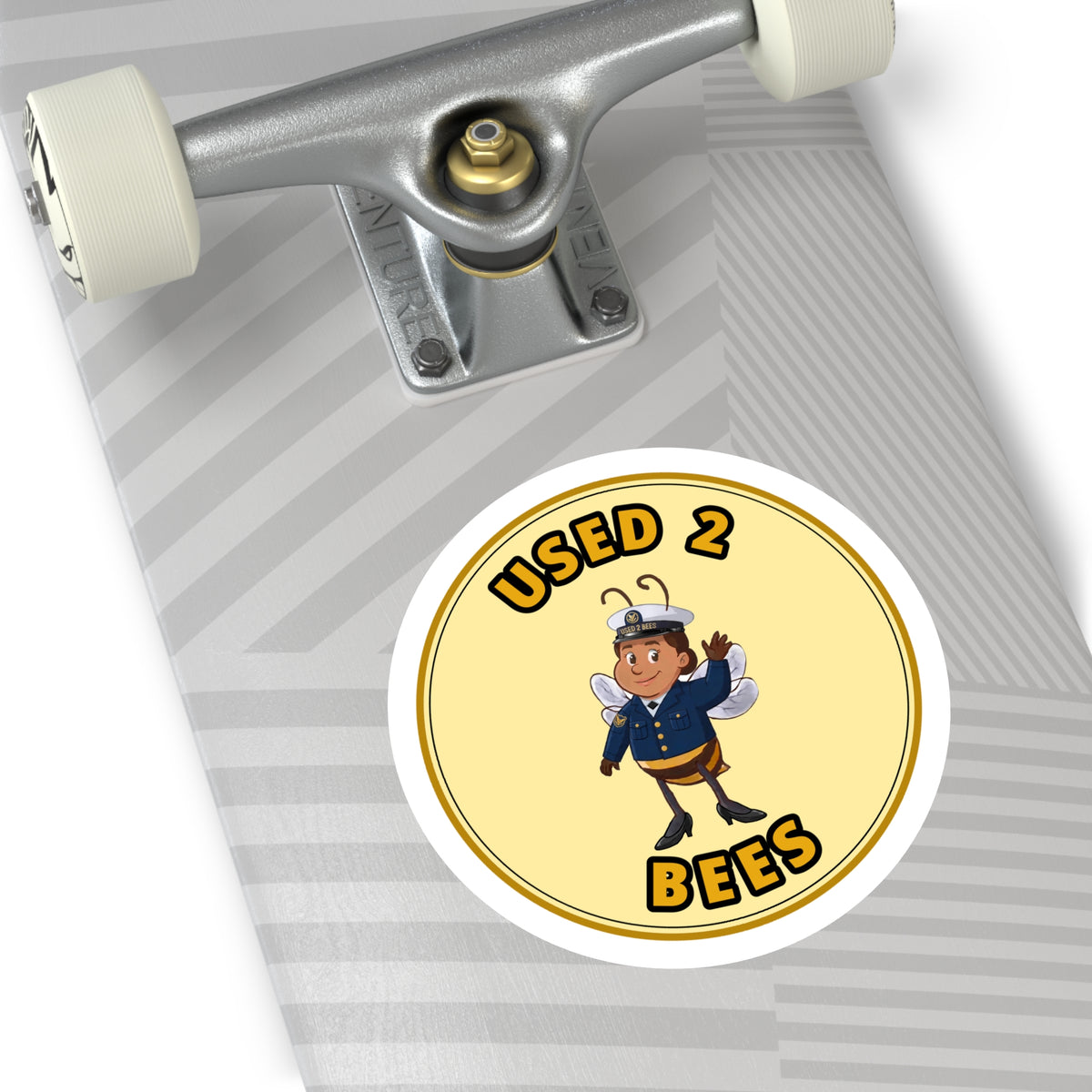 Used 2 Bees Circle Sticker — Coast Guard Dress (Female)