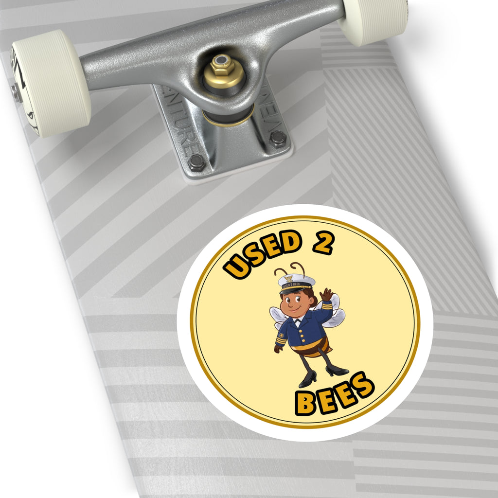 Used 2 Bees Circle Sticker — Coast Guard Dress Officer (Female)