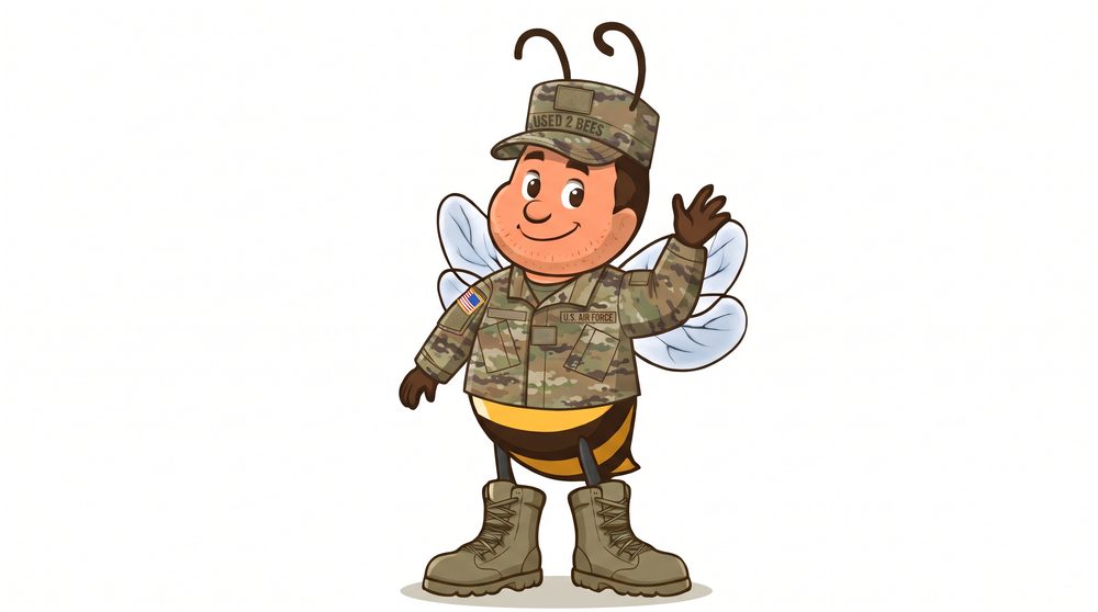 airforce base male bee mascot