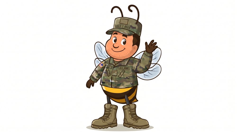 Army bee mascot base