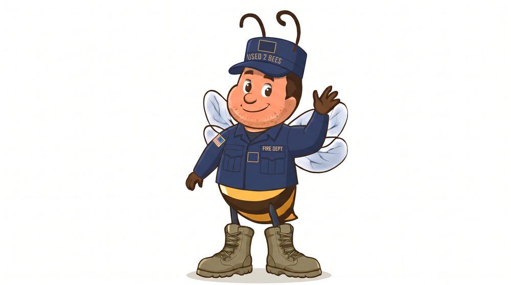 fire base male bee mascot