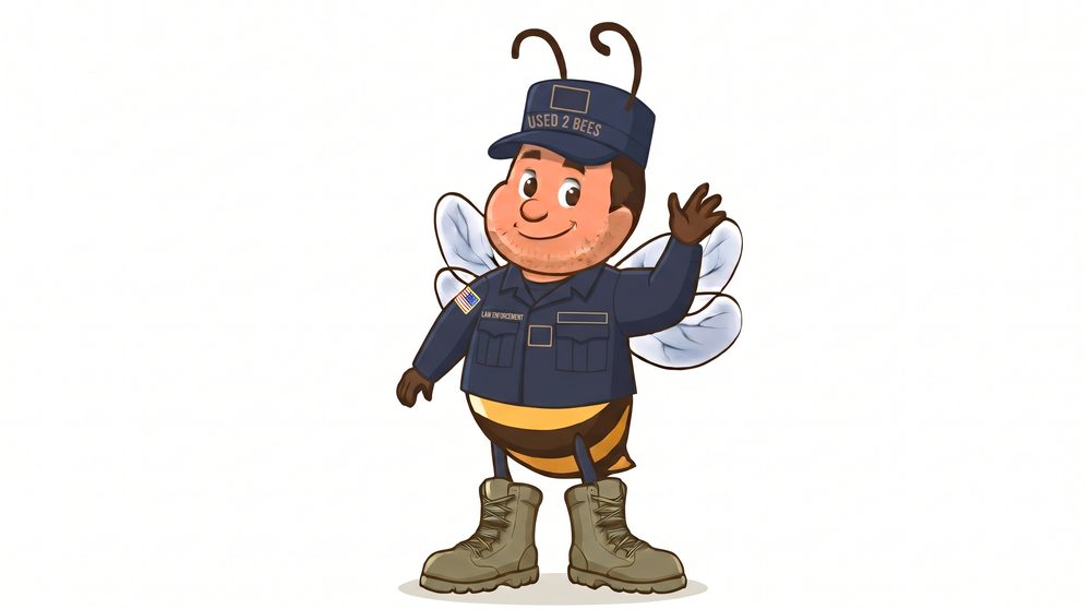 law base male bee mascot